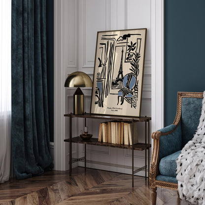 Paris Exhibition Vintage Poster