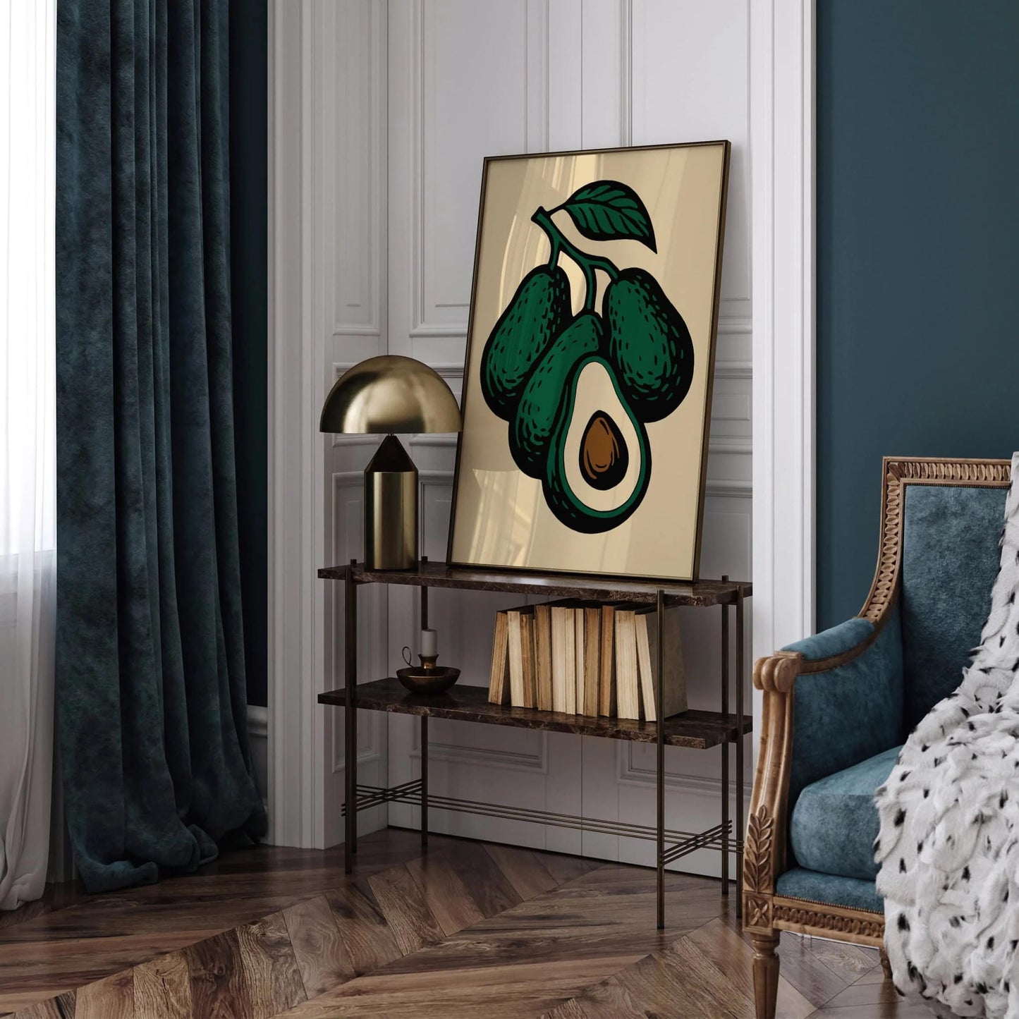 Avocado Poster - Kitchen Wall Art Decor