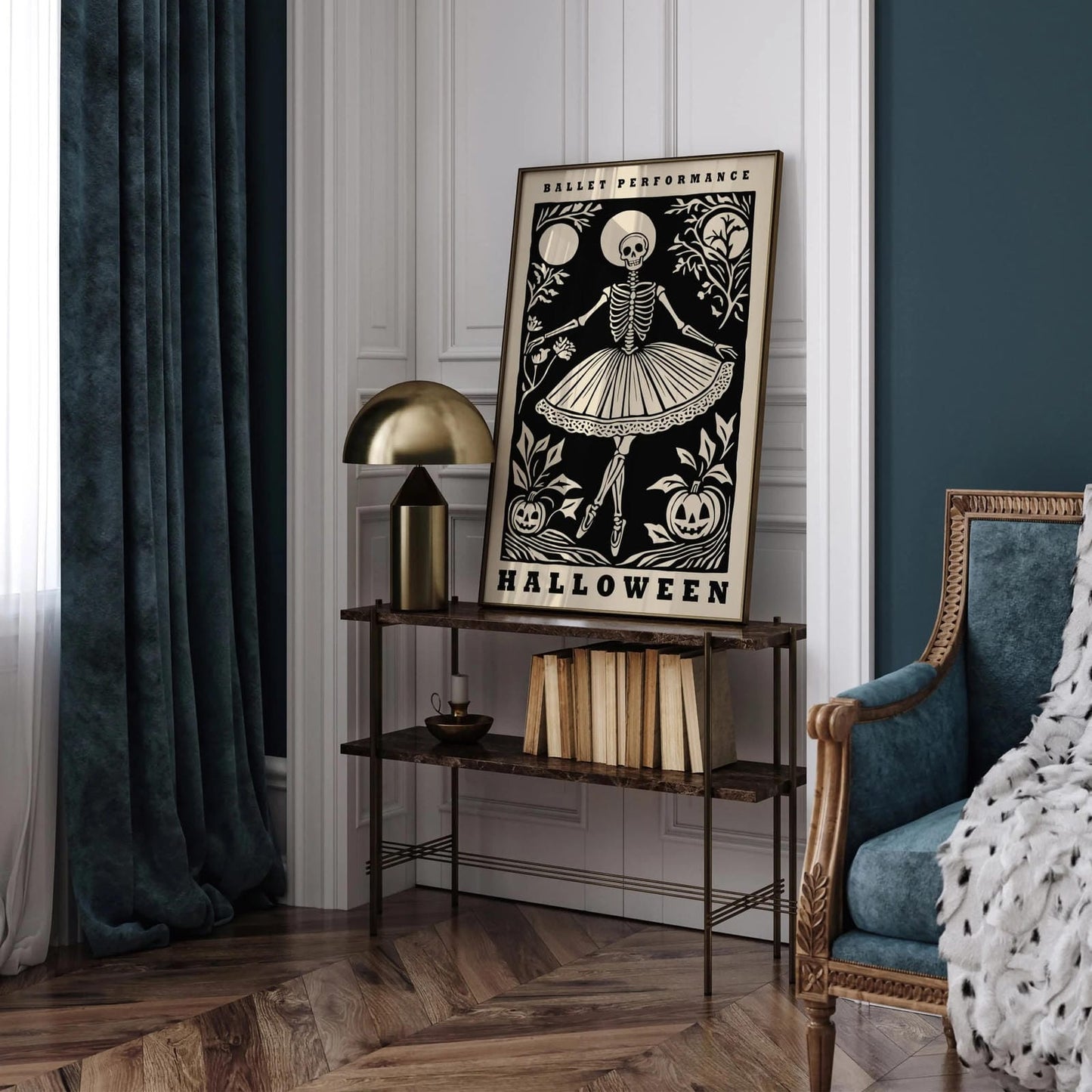 Halloween Ballet Performance Art Print