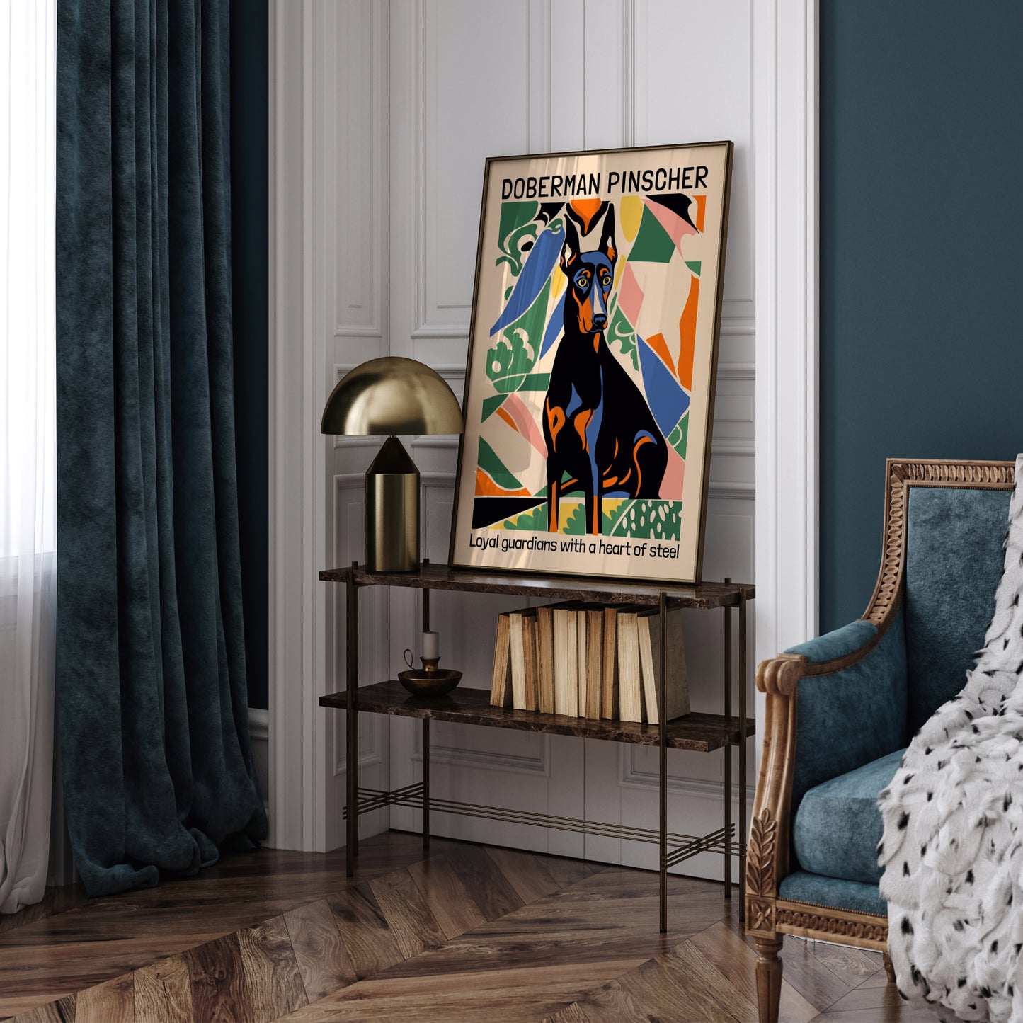 Doberman Pinscher Dog Quote Poster