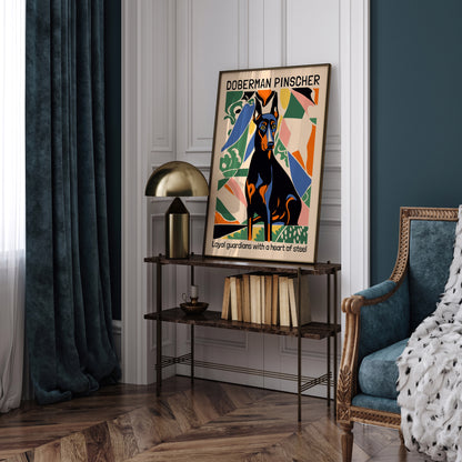 Doberman Pinscher Dog Quote Poster