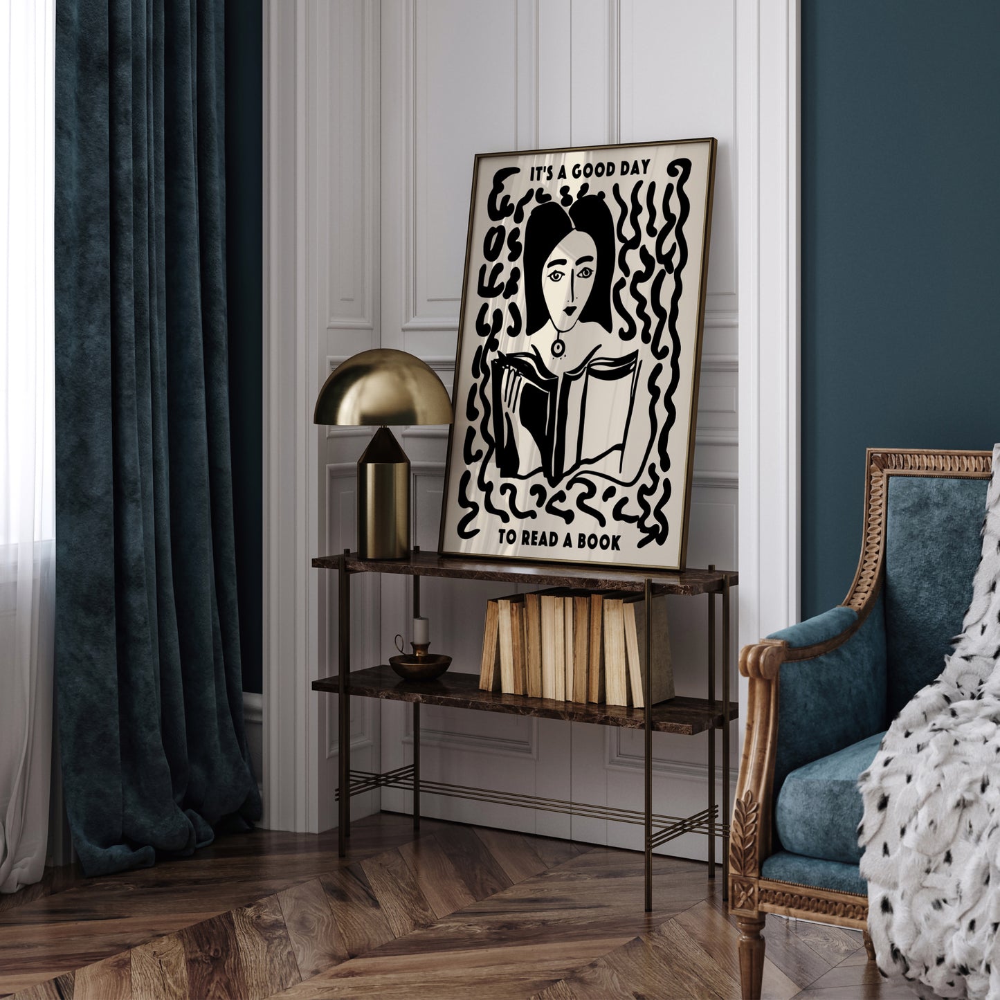 Motivational Literary Retro Poster