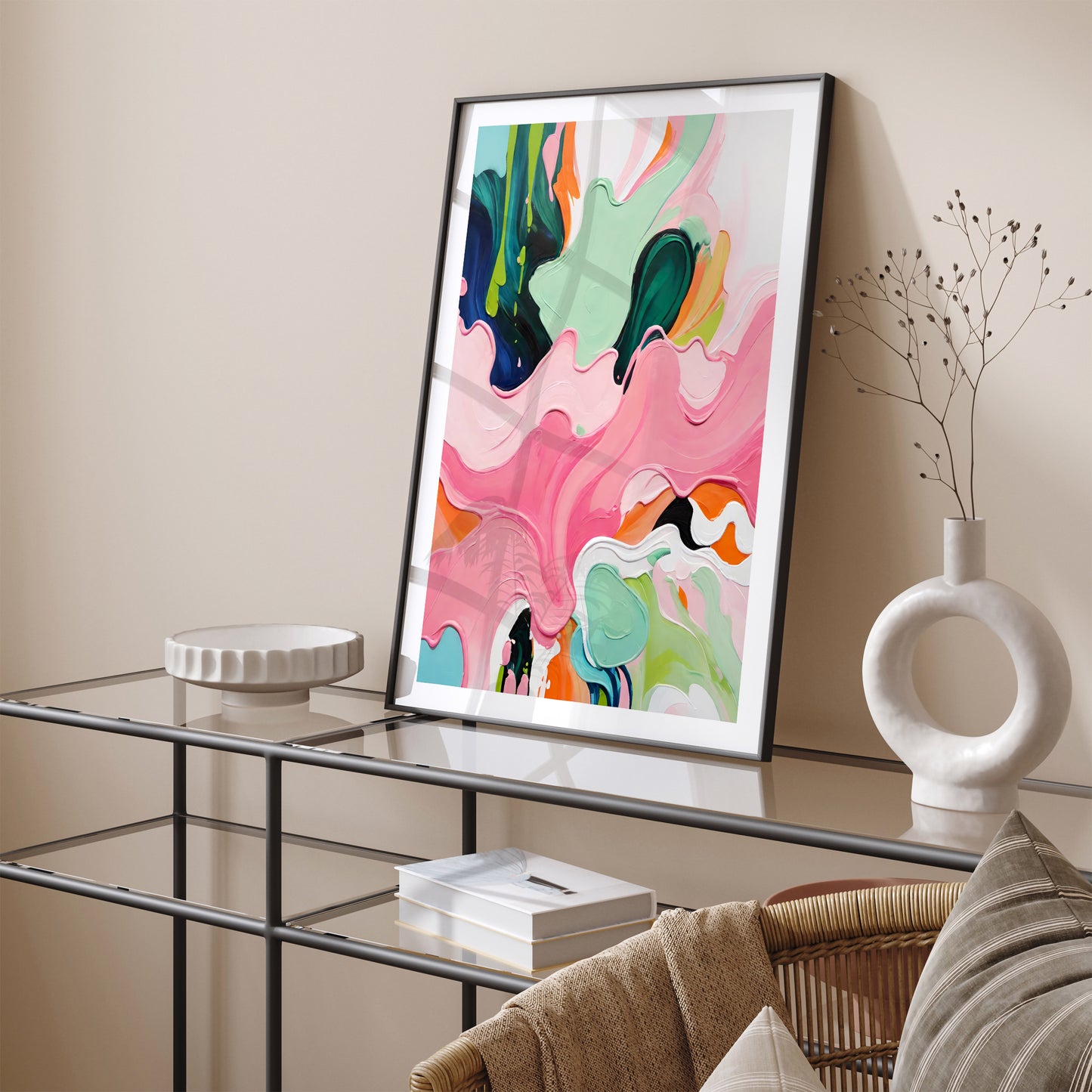 Modern Abstract Painting Print