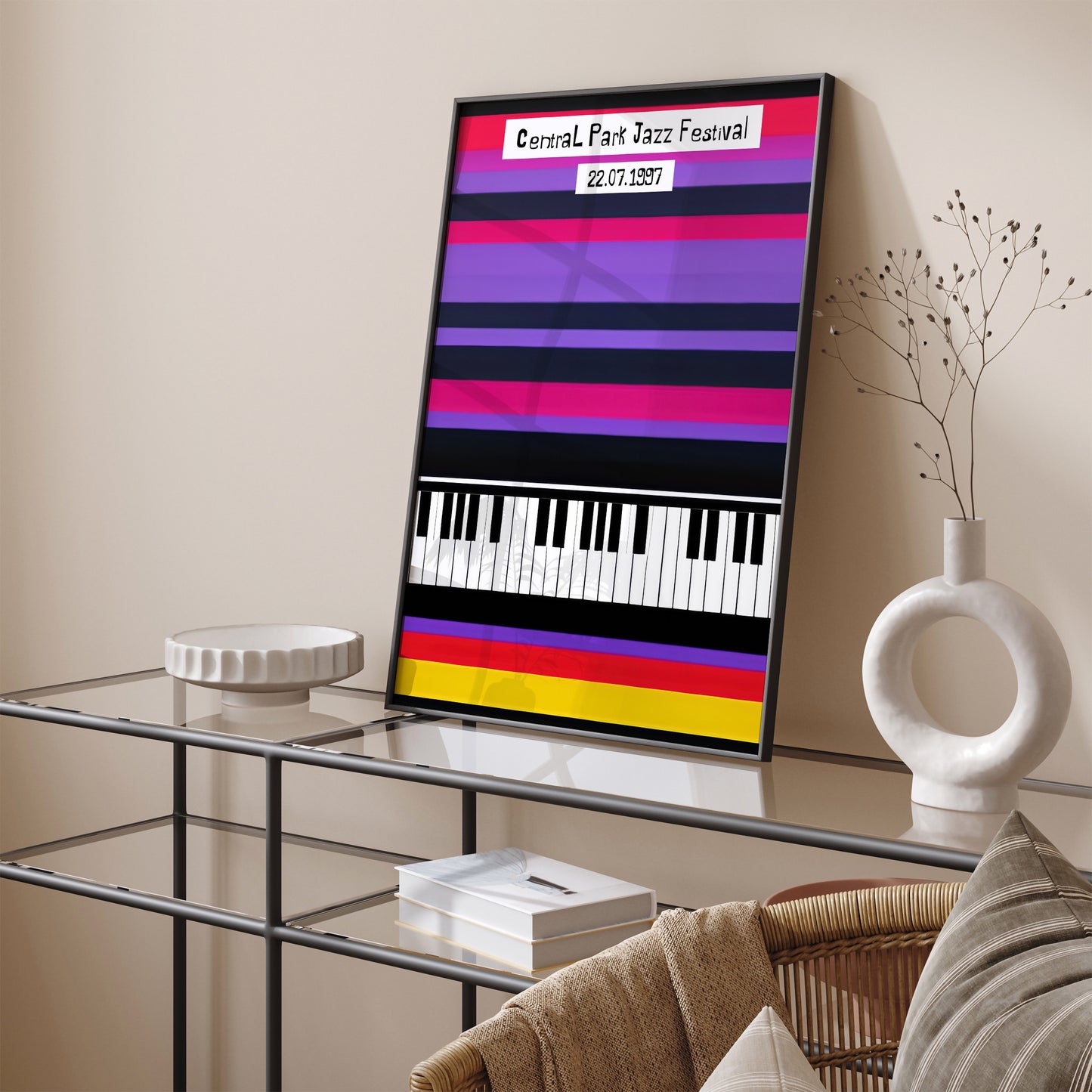 Colorful Jazz Festival Poster