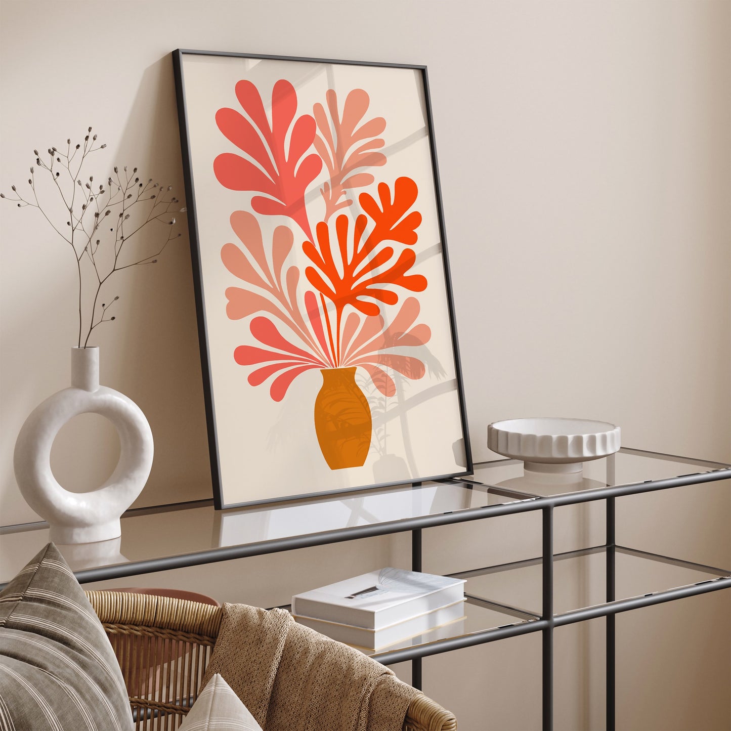 House Plant Illustration Floral Poster