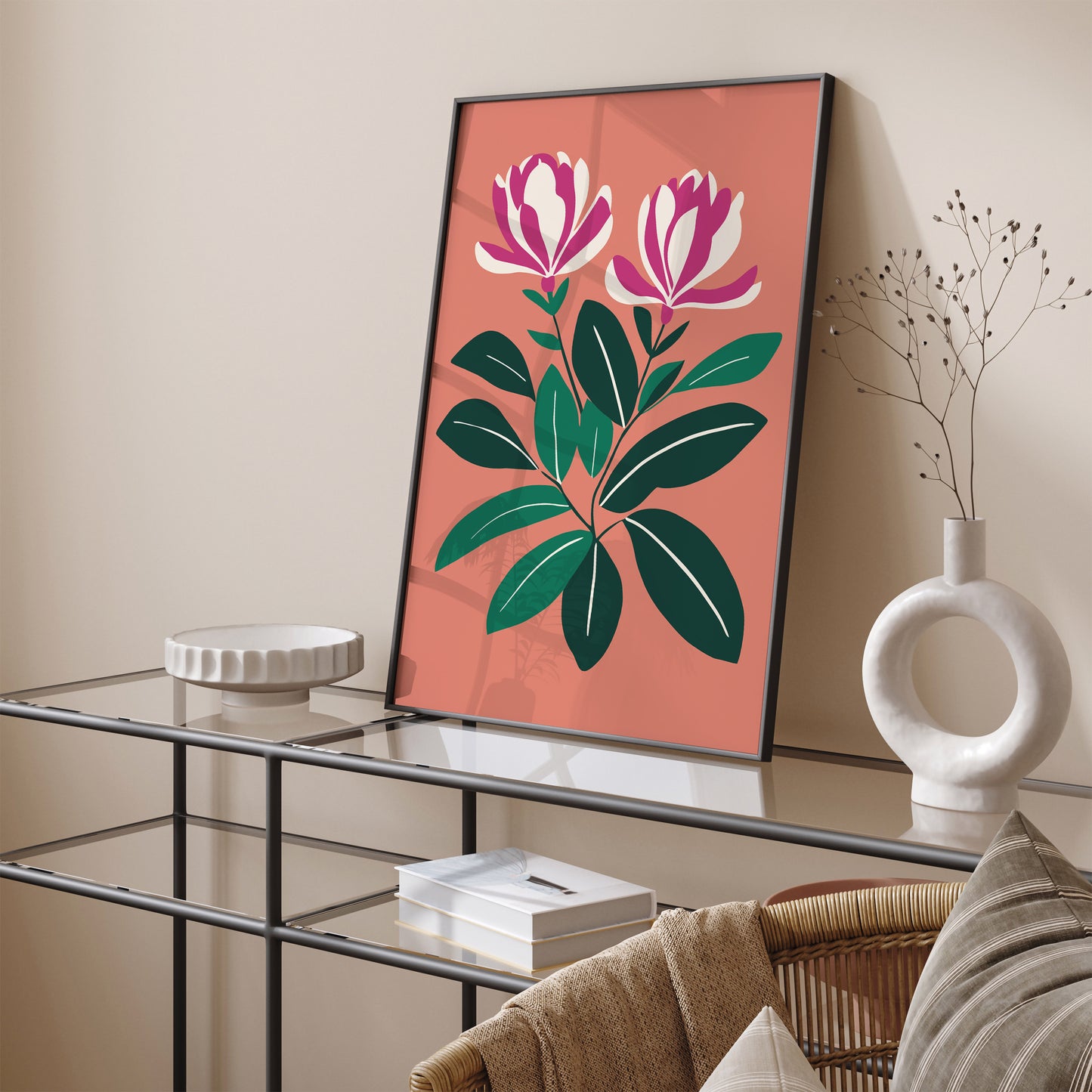 Aesthetic Flowers Art Print 2025