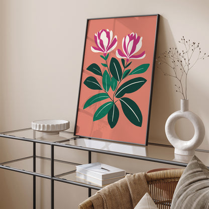 Aesthetic Flowers Art Print 2025