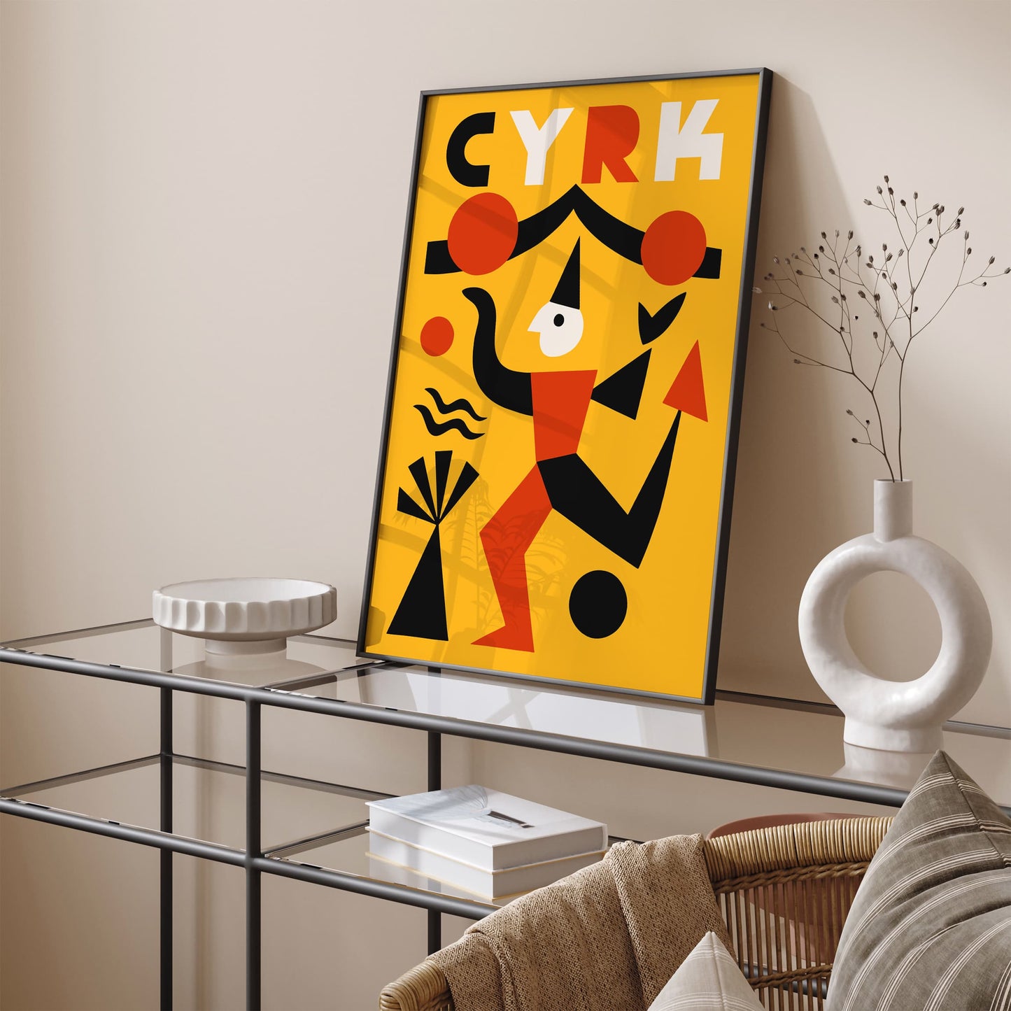 Cyrk Circus Festival Yellow Poster