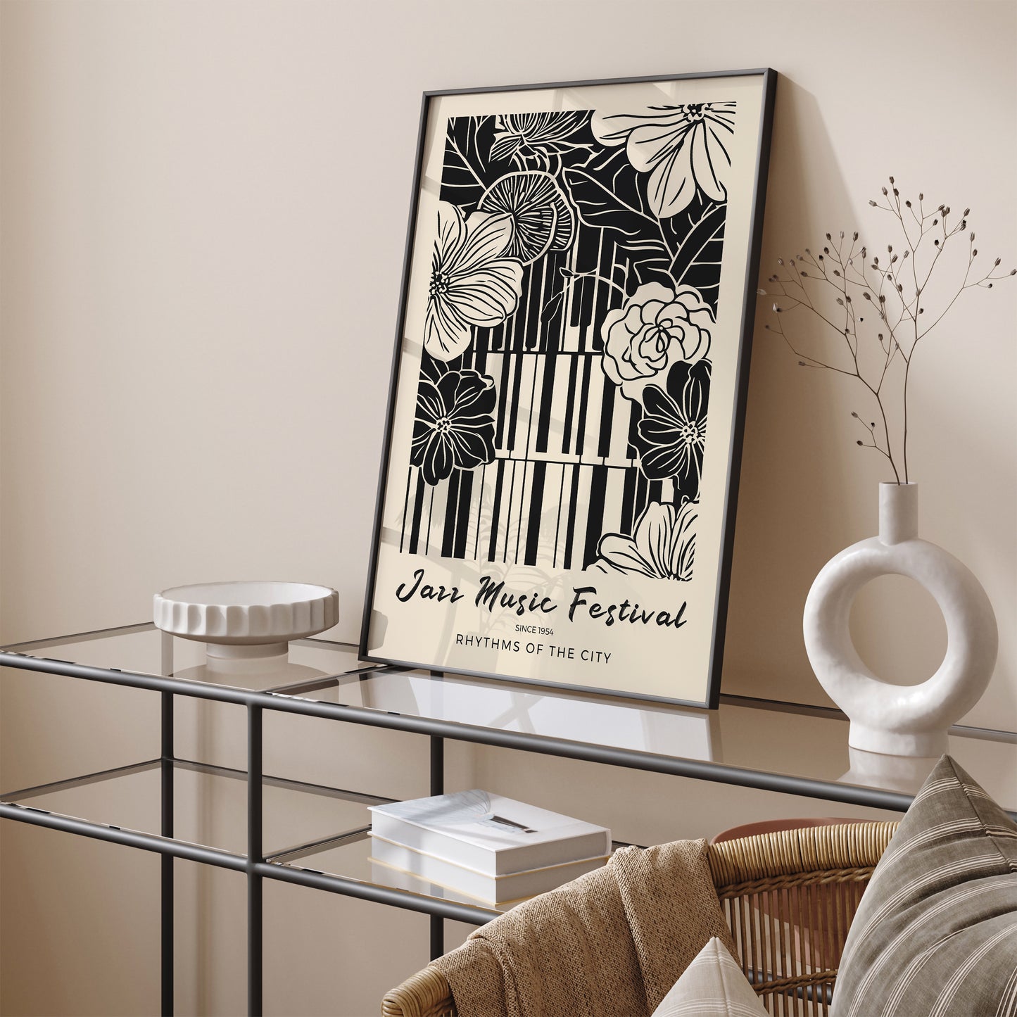 Jazz Music Festival Vintage Poster