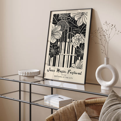 Jazz Music Festival Vintage Poster