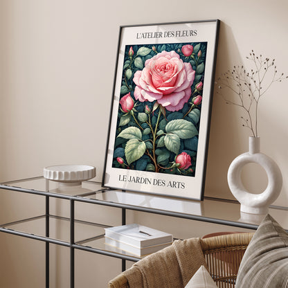 William Morris Victorian Rose Print