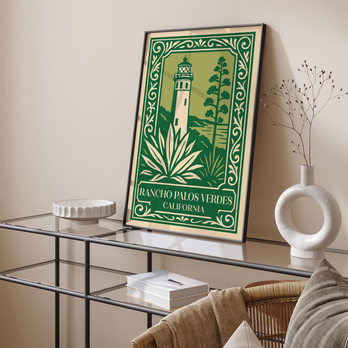 Rancho Palos Verdes California Travel Poster