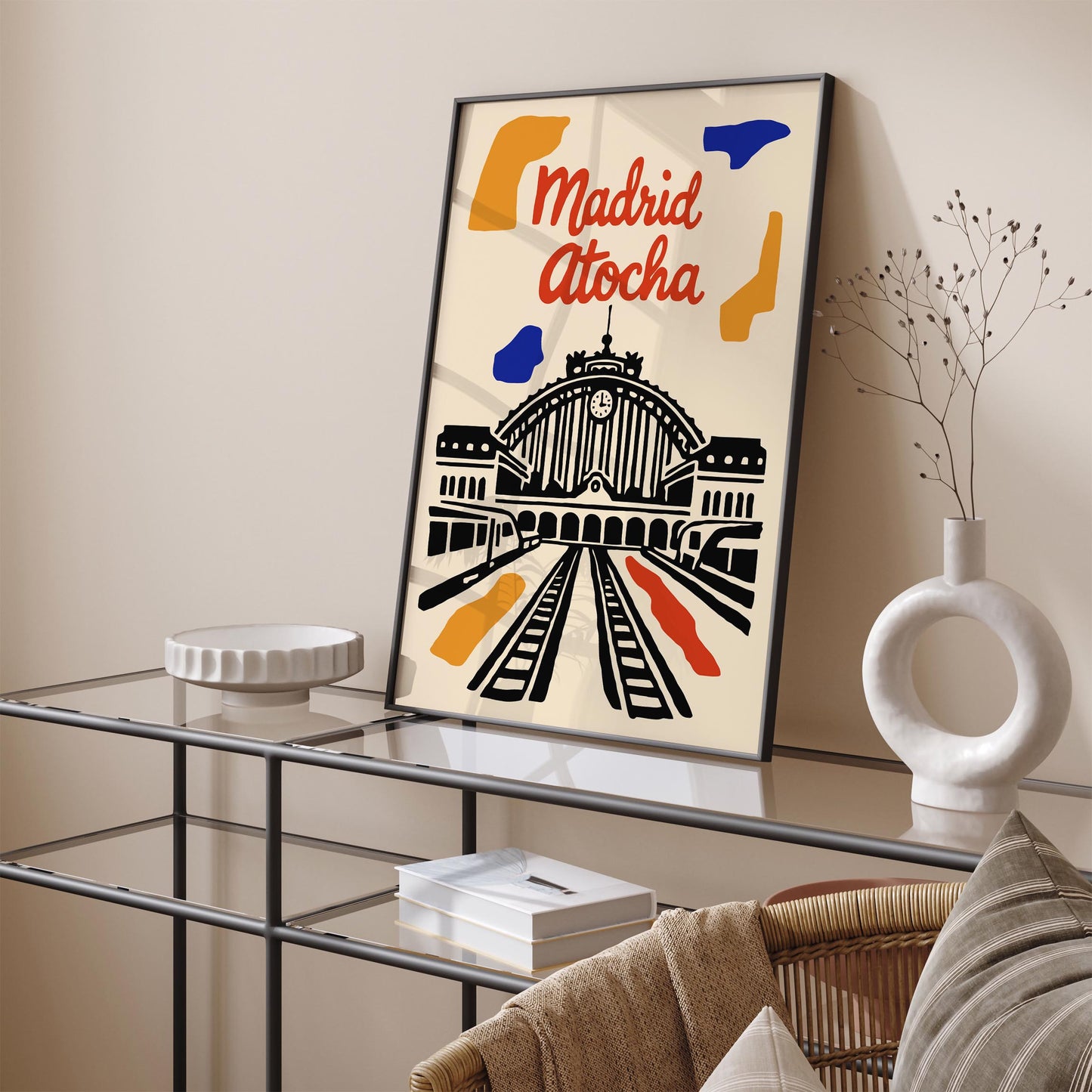 Madrid Atocha Railway Station Poster