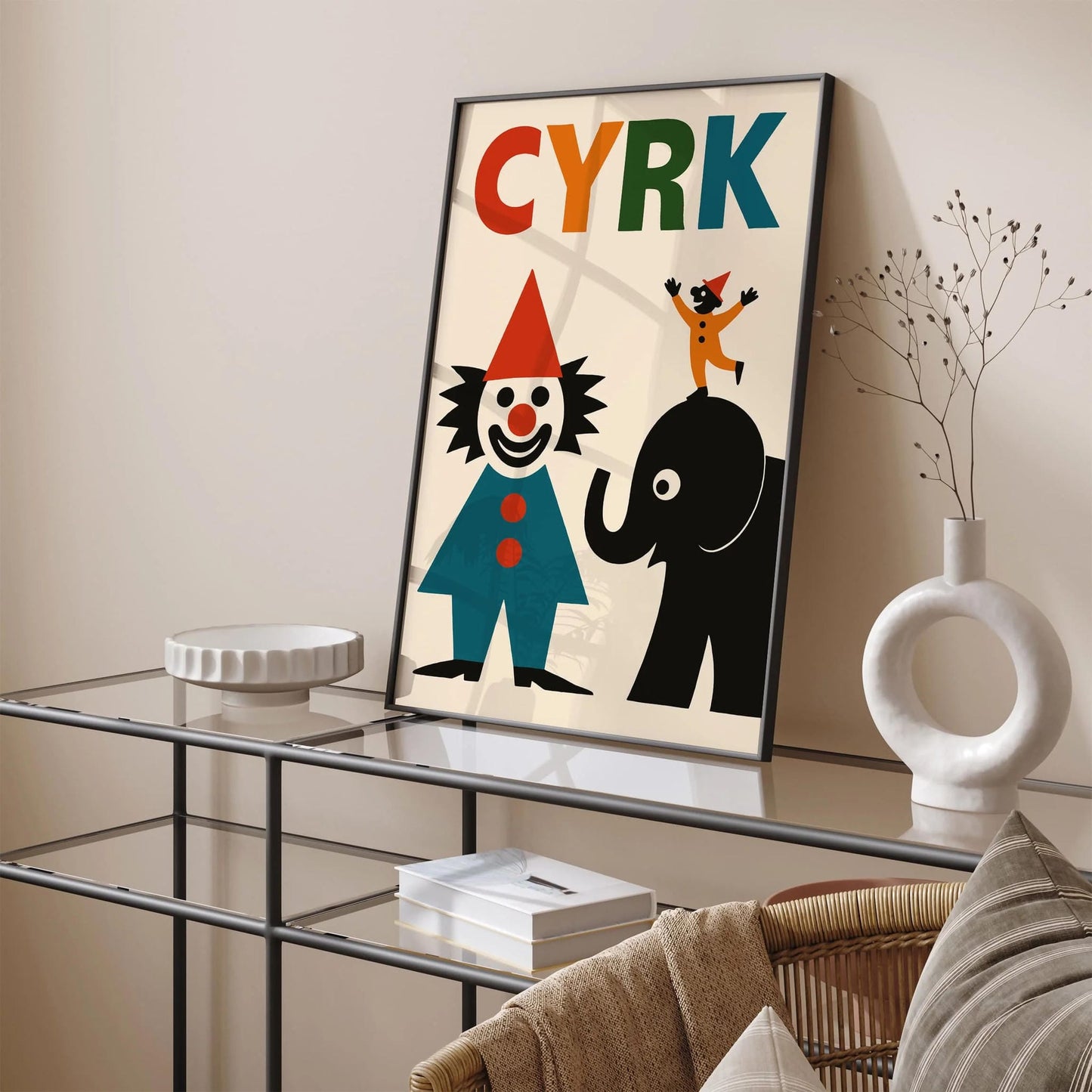 Circus Retro Funny Poster