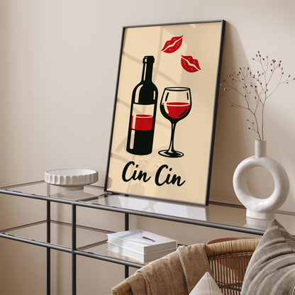 Cin Cin Wine Poster