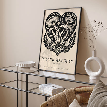 Vienna Secession Mushrooms Art Print