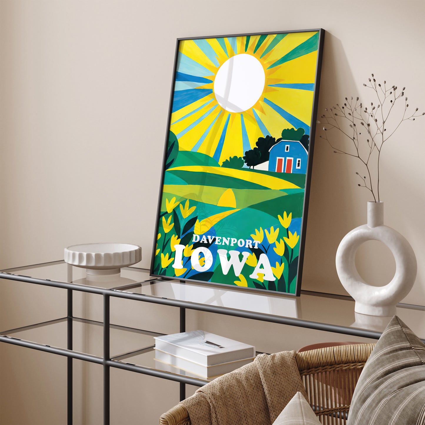 Iowa's Hidden Gems Art Poster