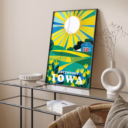 Iowa's Hidden Gems Art Poster