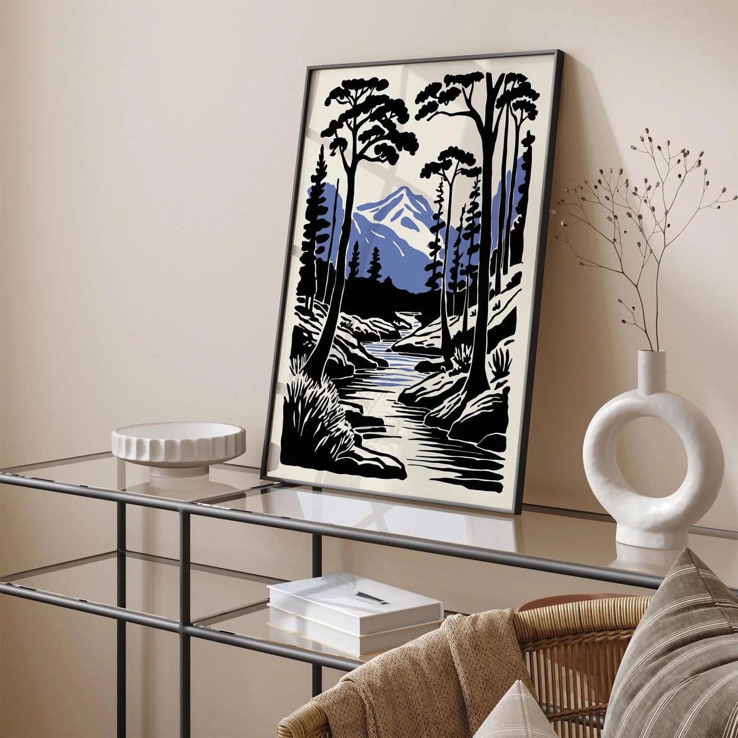 Great Smoky Mountains Landscape Poster, National Park Print