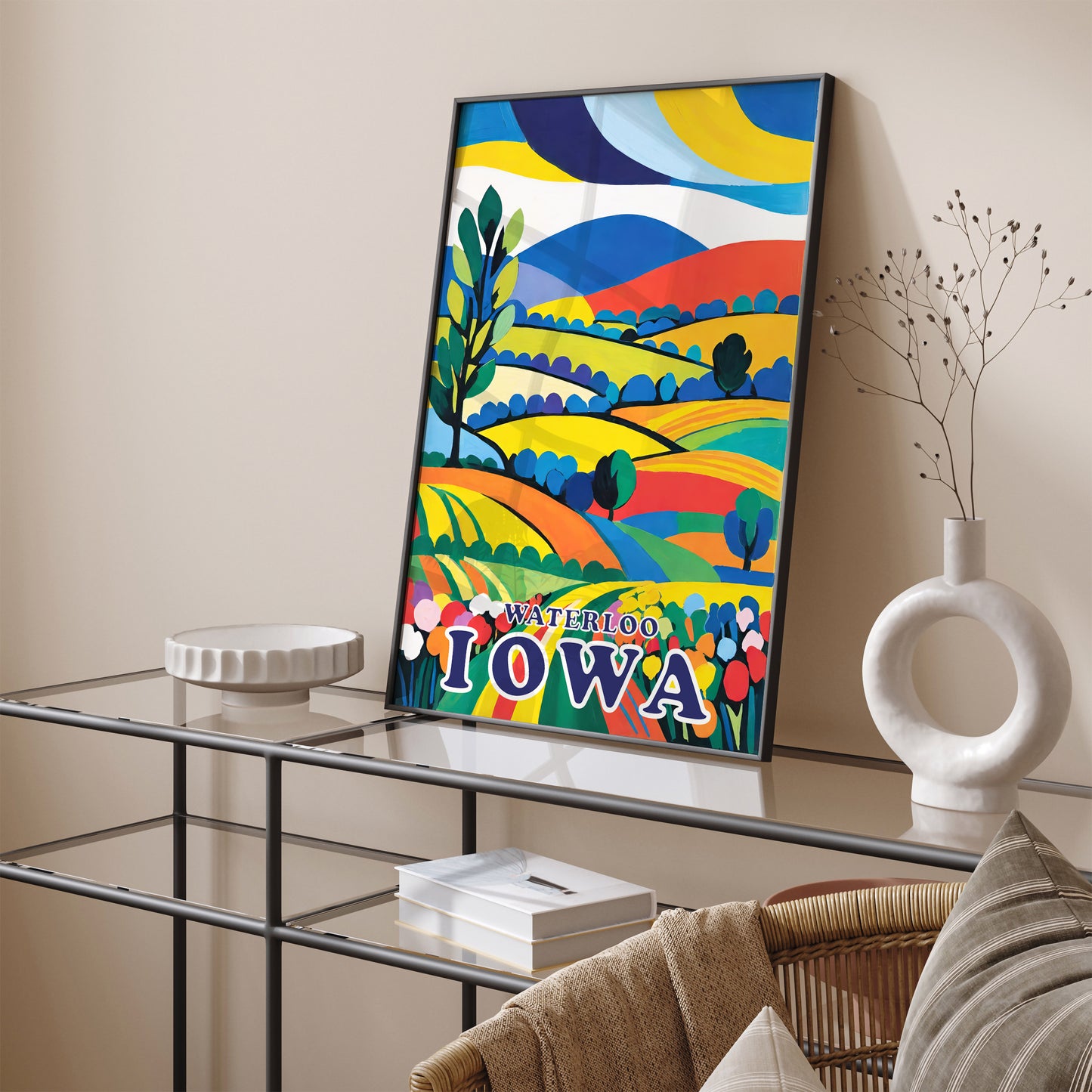 Discover Iowa Art Print Series 2024