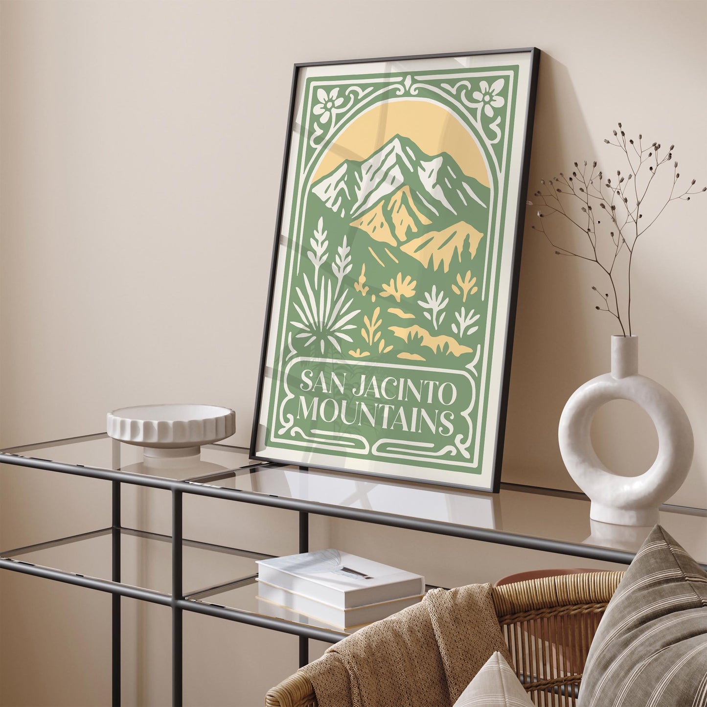 San Jacinto Mountains Travel Poster