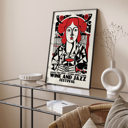 Wine and Jazz Festival NYC Poster