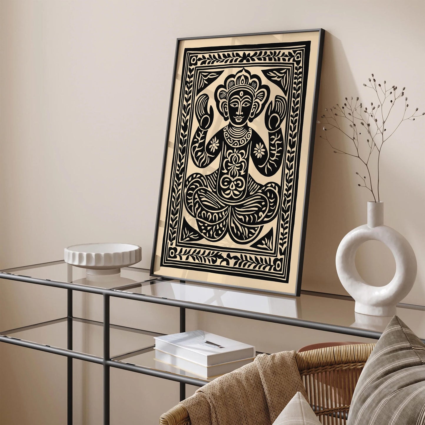 Buddhism Inspired Art Print