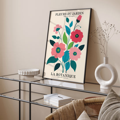 French Botanical Poster