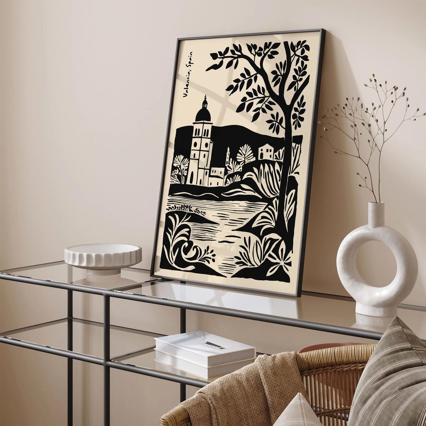 Valencia Spain Vintage Poster