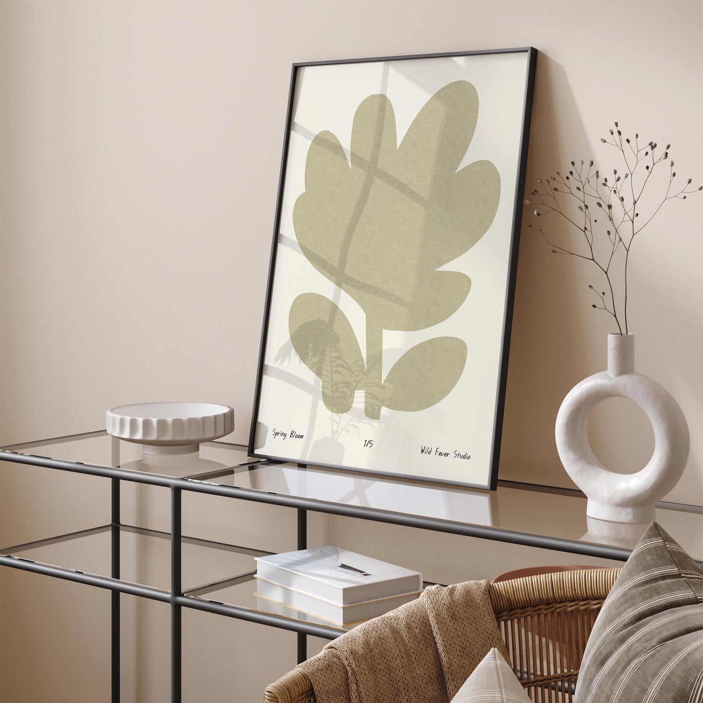Spring Bloom Minimalist Poster