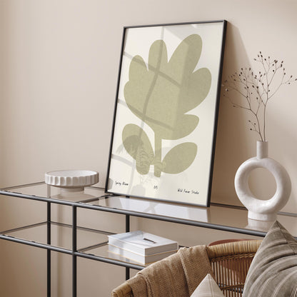 Spring Bloom Minimalist Poster