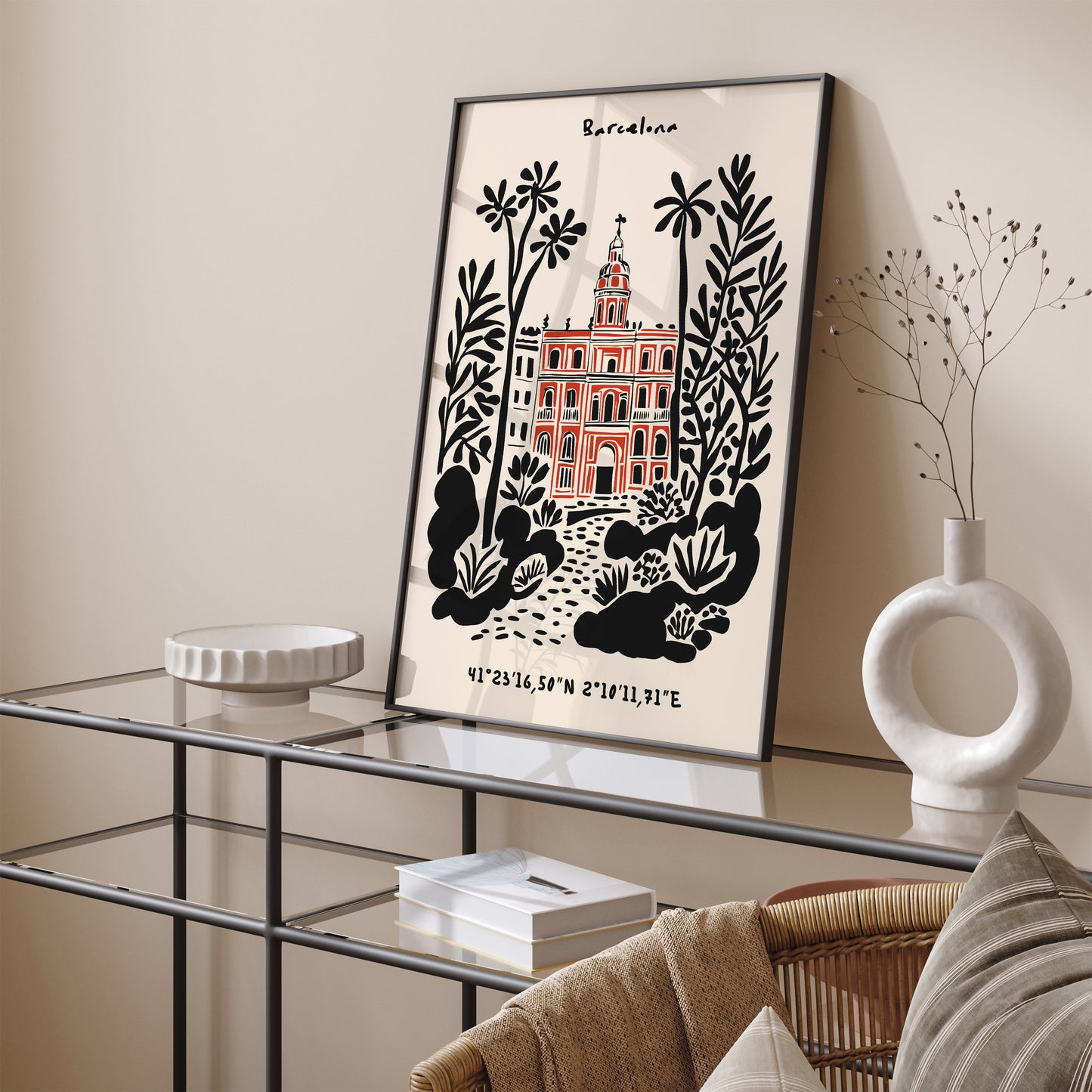 Barcelona Travel Art Print