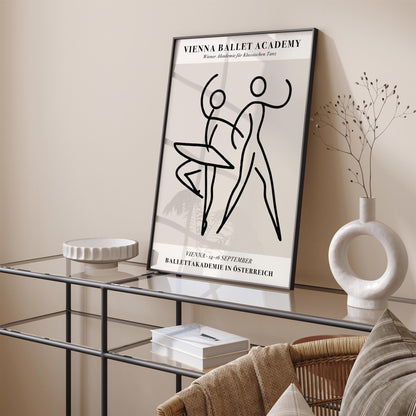 Vienna Balletakademie Poster - Ballet Art Print