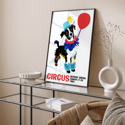 1993 Vintage Circus Poster