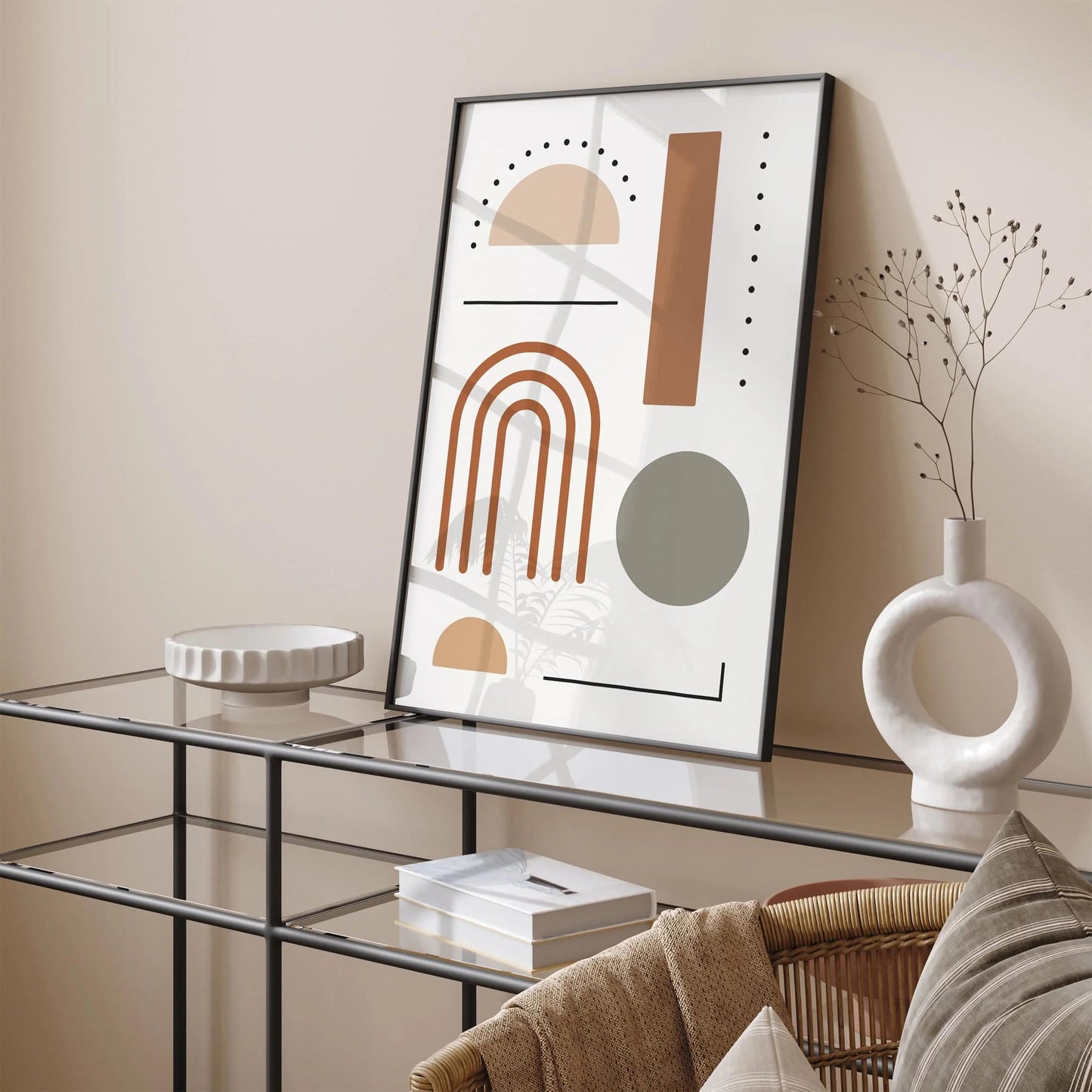 Modern Minimalist Art Print - Aesthetic Home Decor