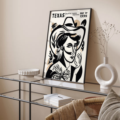 Texas Country Music Festival Poster