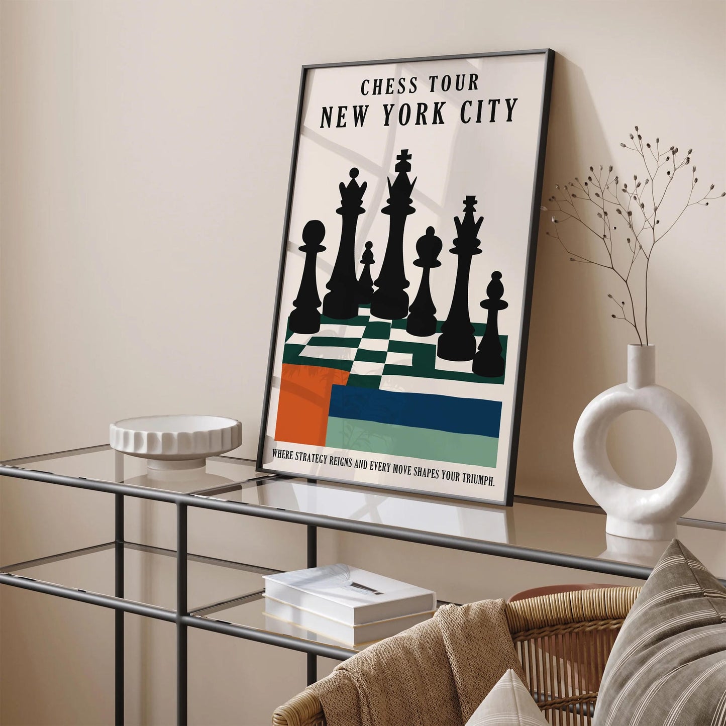 Chess Tour New York City Poster