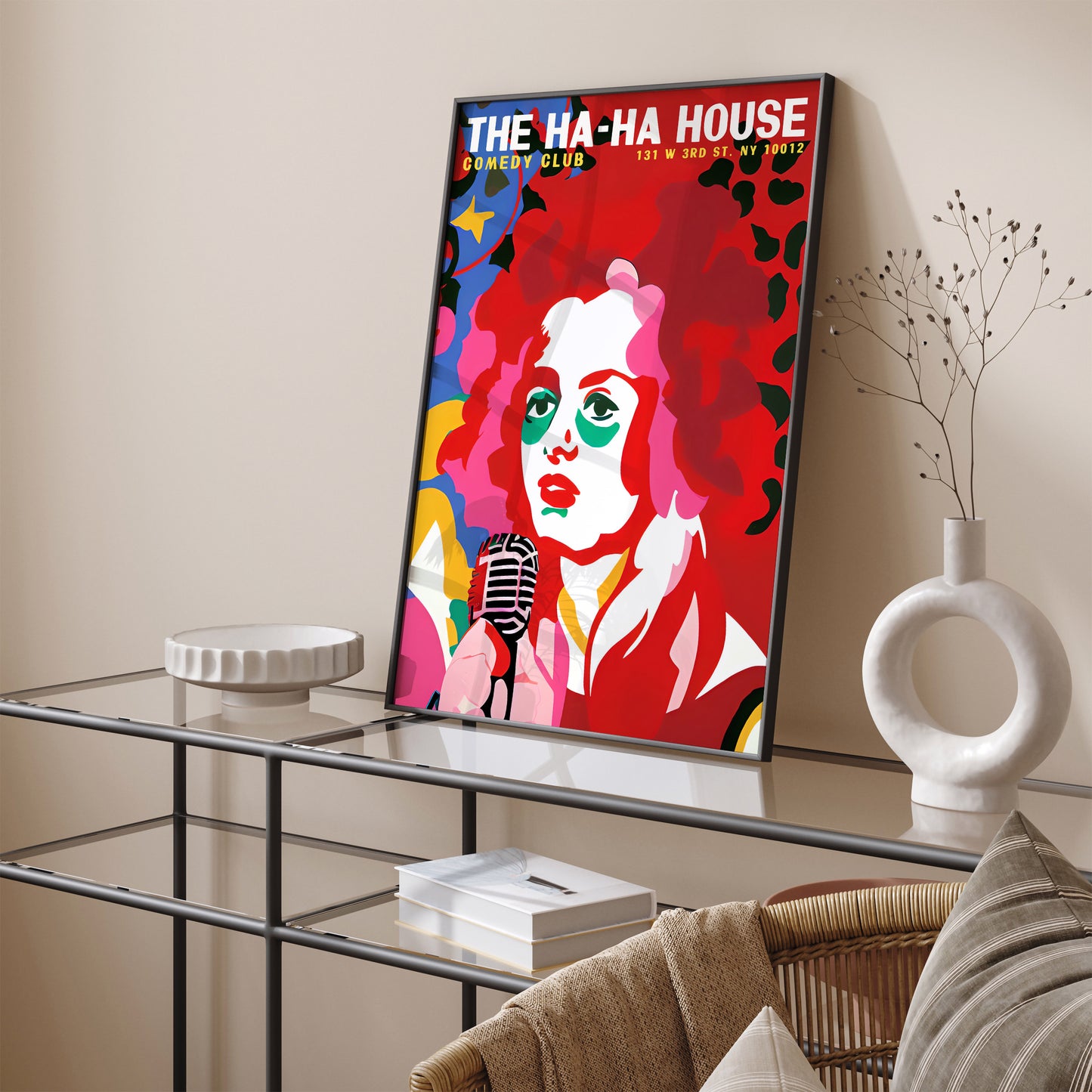 Retro COMEDY CLUB Poster Print