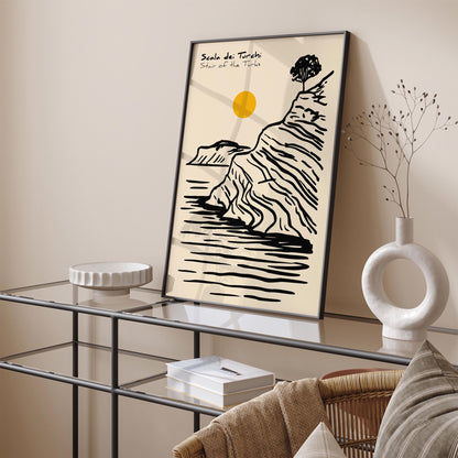 Scala dei Turchi Sicily Italy Poster