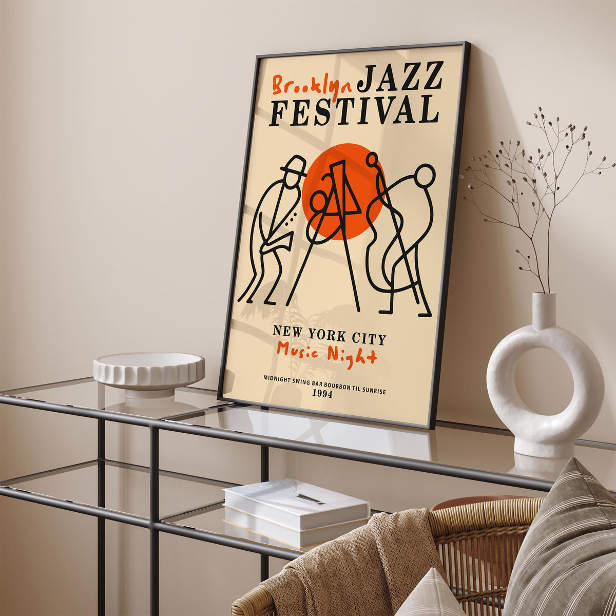 Brooklyn Jazz Festival NYC Art Poster