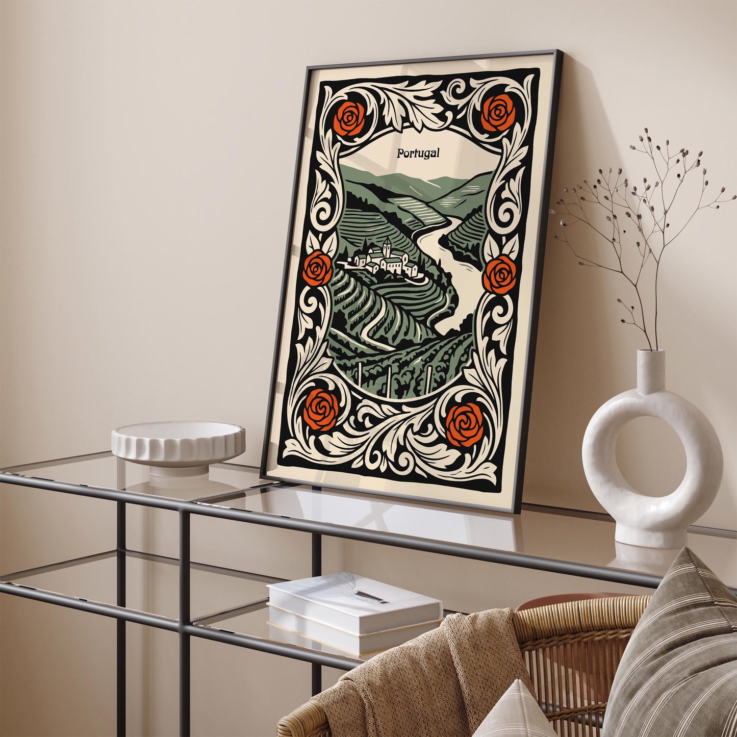 Vintage Portugal Travel Poster