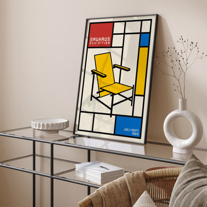 Bauhaus Exhibition Chair Poster