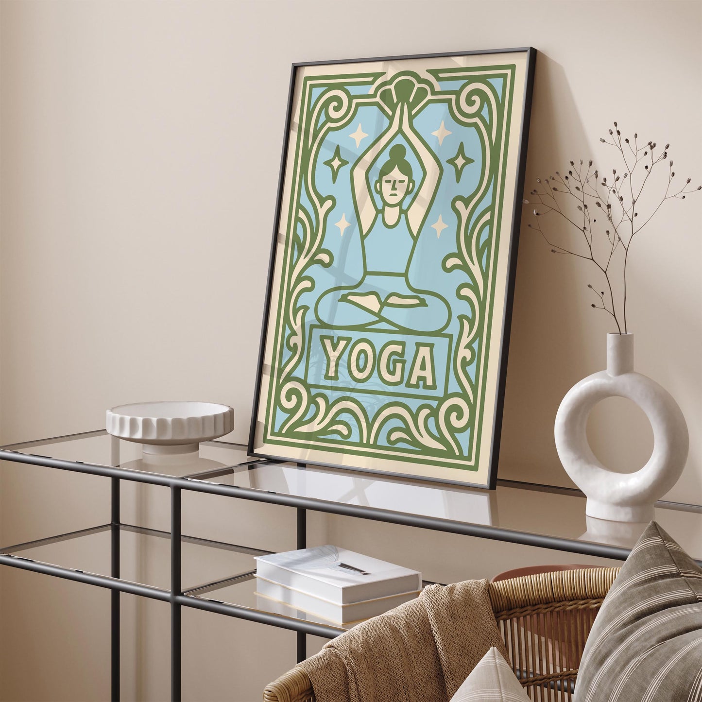 Yoga Poster – Funhouse Style Wellness Wall Art