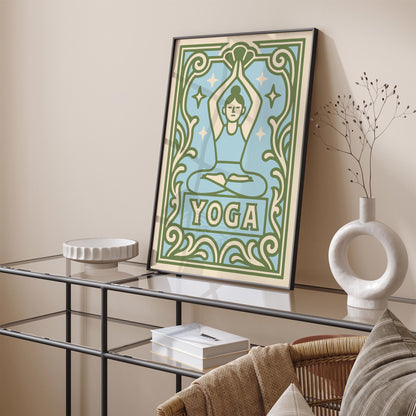 Yoga Poster – Funhouse Style Wellness Wall Art