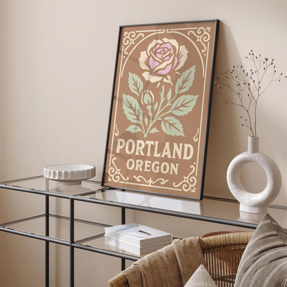 Portland Oregon Travel Poster