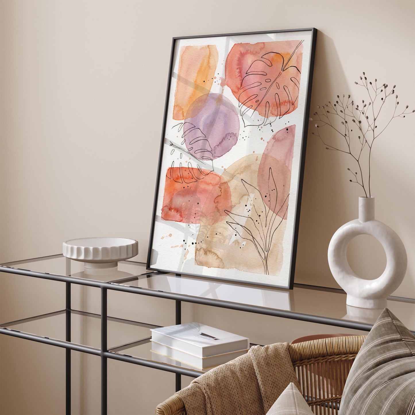 Tropical Watercolor Print
