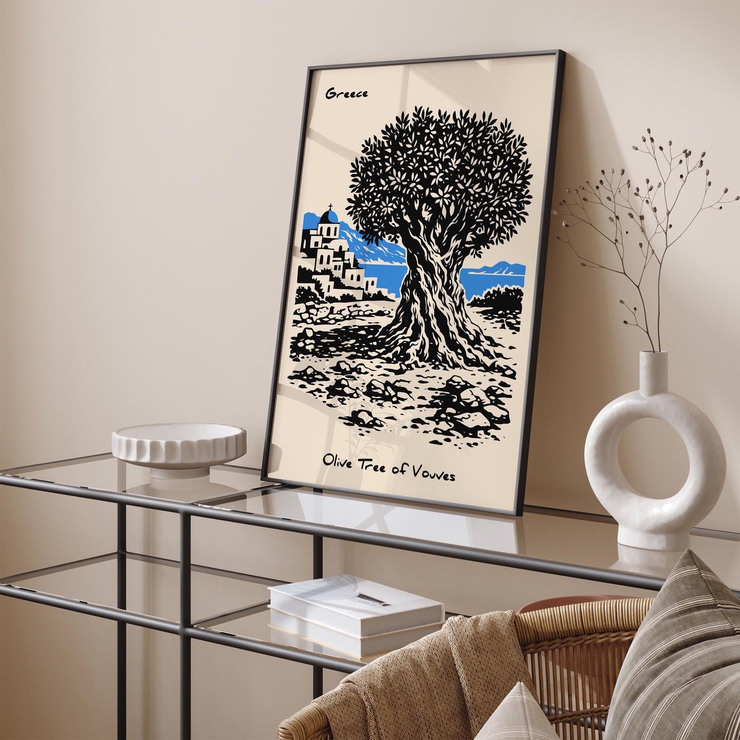 Olive Tree of Vouves Greece Poster