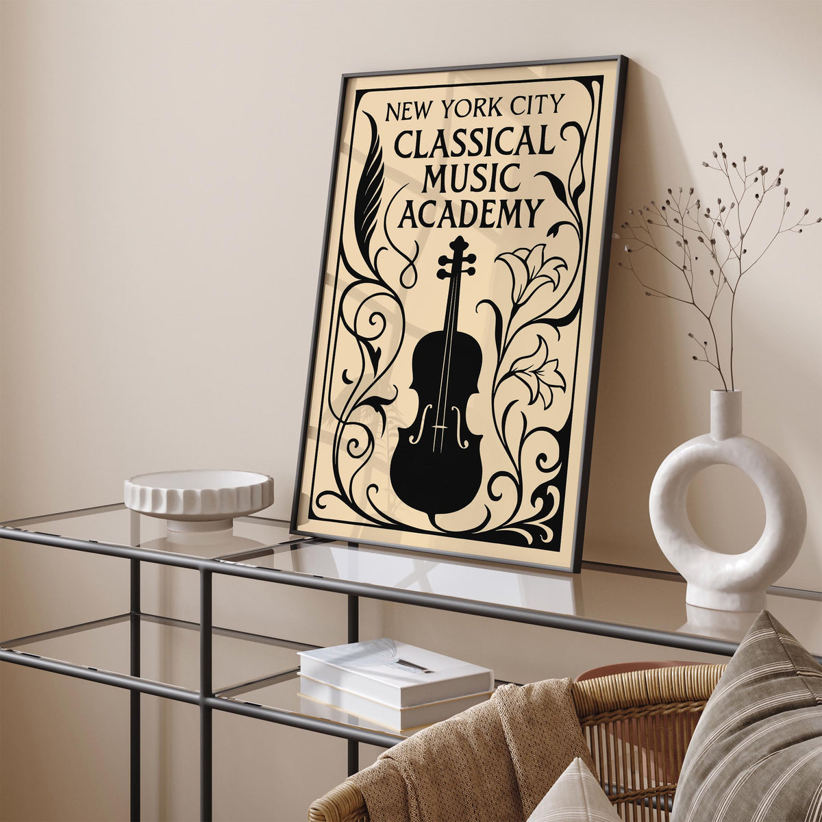 NYC Classical Music Academy Art Poster