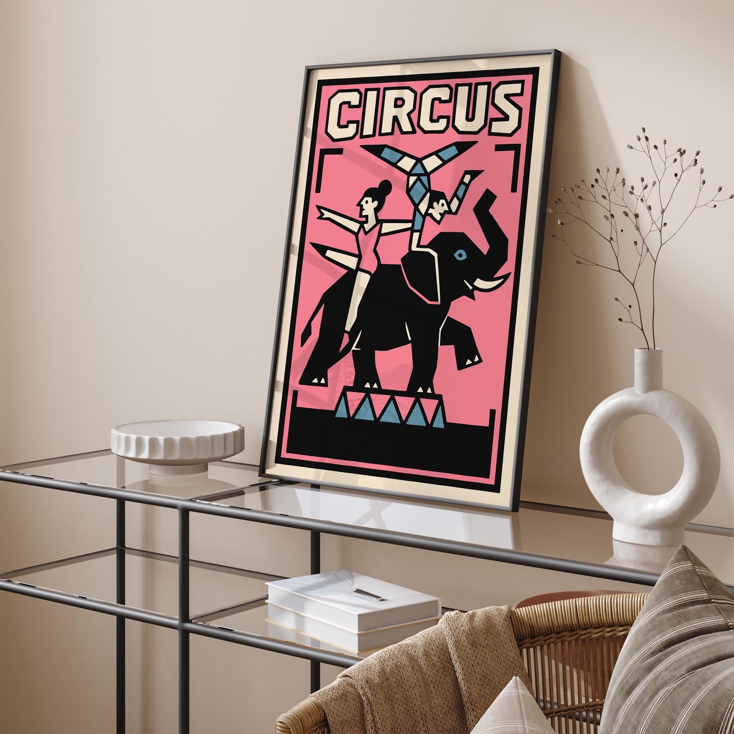Circus Poster – Funhouse Style Wall Art