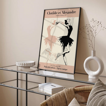 1987 French Ballet Poster Ballerina Wall Art